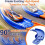 Racetrack Connectors, 90 Degree Replacement Curved Track Pieces 4-Pack Replacement for  Curved Track Corners 9