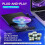 External CD DVD Drive, DVD Burner USB-C & USB-A with TF/ Reader Type C Portable External CD DVD Burner 4