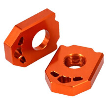Bloques D'Essieu Arrière CNC Ajusteur de Chaîne pour Dirt Bike 85SX 150SX 250SX-F 350EXC-F 450SMR