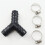 1set Universal Y-Type Washing Machine Hose Diverter, Plastic T-Connect with Hose Clamp, Suitable for Kitchens 3
