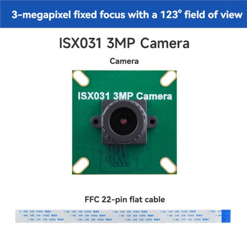 Module de Caméra ISX031 3MP MIPI Caméra Couleur Intégrée ISP pour Raspberry Pi 4/5/Jetson 1