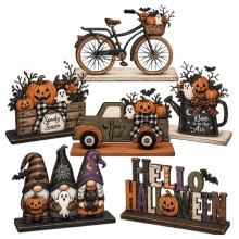6 Set de Manualidades de Halloween para Adultos - Recortes de Madera Pintables para Divertirse con el Hágalo Usted Mismo