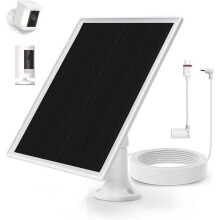 Solar Panel Charger for Ring Camera,for Ring Stick Cam Battery,for Ring Spotlight /Pro Battery,6W Fast Charging