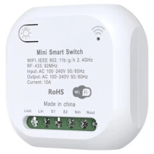 Wifi Tuya RF433 DIY Light Switches Control Wireless Relay Home Breaker with Alexa Home
