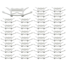 100pcs Roof Molding Clip Trim for Montero Pajero Replacement Clips MR440074 MR447885 Auto Body Fastener Set