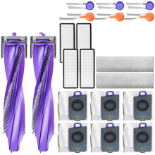 Replacement Accessories Kit Compatible for Flow Robot Vacuum Cleaner Parts