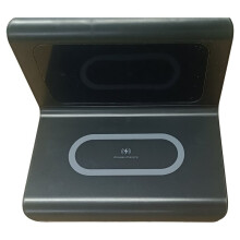 Wireless Charger Stand with Alarm Clock & Thermometer for 17-11/X , & All Phone