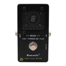 DemonFX MT-500 Turbo Gitarrenstimmgerät mit Chromatischen und Programmierbaren Gitarren-/Bass-Modi, True Bypass und Stummgeschaltetem Ausgang