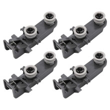 4 Stuks W10350401 Vaatwasserrekwieltjes, Vervanging voor W10410552, W10195336, WPW10350401