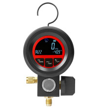 Digital Single Gauge for HVAC, Vacuum and Pressure Test Tool for R410A R32 R134A R1234yf for AC Charging Leak Detection