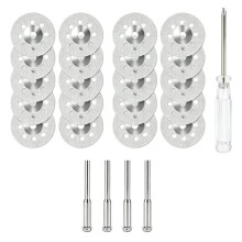 20Pcs 545 Diamond Cutting Discs Blades 22mm for Rotary Tools, Premium Cutting Wheel, Cut Off Discs Coated Wheel