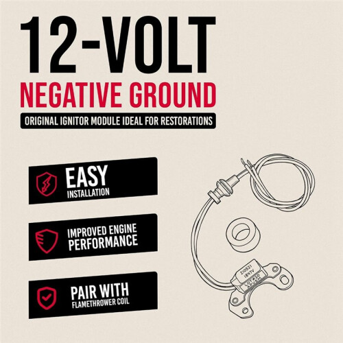 1847V Ignitor Electronic Ignition Conversion Kit for  4 Cylinder Ignition Parts