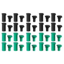1set Inverter Dust Caps, Waterproof and Dustproof Covers, Suitable for Photovoltaic Cables, IP67 Protection Rating