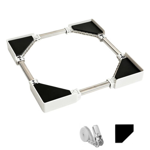 Adjustable Washer and Dryer Stacking Stand-Non-Slip Stacking Support Rack, Helps Save Space in the Laundry Room 1
