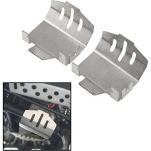 Stainless Steel RC Skid Plate,RC Chassis Armor Protector Plate Protection for -4 82056-4 1/10 RC Crawler Car
