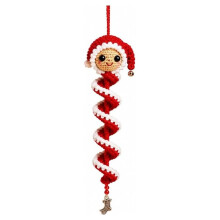 Crochet Snowman Spiral Ornament DIY Kit, Christmas Decoration Christmas Tree Crochet Kit, for Window Wall A