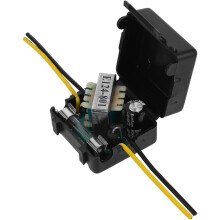 12V Car Noise Filter Audio Power Filter Ground Loop Isolator for Car Stereo System Noise Reducer Enhanced Sound