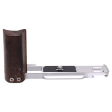 Camera Handgrip for X-E5 Camera, Wooden Side Handle Grip with Cold Shoe, for Gimbal/Tripods/Handheld Photograph