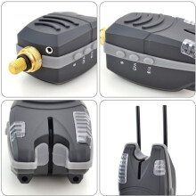 2pcs Waterproof Carp Biting Alert Kit, LED Biting Indicator, Sensitive Audible and Visual Alert,for Night Fishing