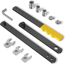Serpentine Belt Tool Kit with Sockets and Wrenches Includes 15, 16 and 18mm Sockets 13, 14 and 15mm Wrenches