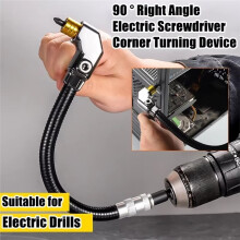 90 Degree Angle Electric Corner Turner, Electric Screwdriver Hardware Tool Accessories, Elbow Universa Flexible Shaft