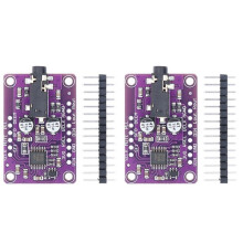 2 Stuks DAC-Modules MCU-1334 UDA1334A I2S DAC-Audio Stereo Decoder Module Printplaat voor 3,3V - 5V