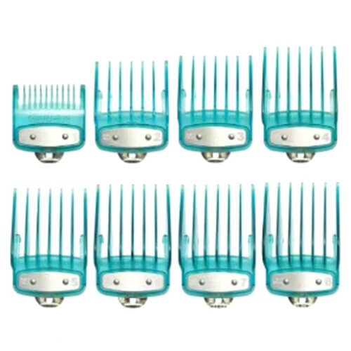 Premium 8-Piece Clipper Guard Set Professional Clipper Guide Comb Set Compatible with Most for  Clippers