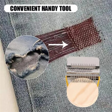 Breigereedschap Kleine Weefgetouwen Handtapijt Houten Weefgetouwen Weefraam Stopmachine voor Het Repareren van Kleding en Jeans