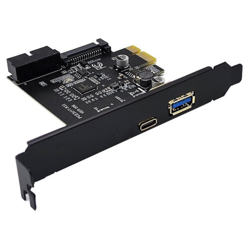 PCIE USB3.2 Expansion Card PCI-E USB Controller PCI E 1X to Type C Type-A 19Pin Adapter Multiplier Add  Cards 5Gbps