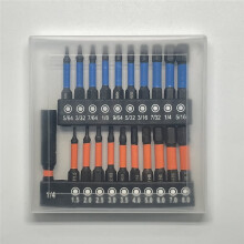 21PCS Magnetic Allen Wrench Drill Bit Set Metric & Imperial Impact Hex Screwdriver Bit Set 1/4 Inch Hex-Shank Bits