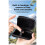 For  X6 Protective Carrying Case Scratch-Resistant Action Camera Storage Pouch Organizer for  X6 Black 4