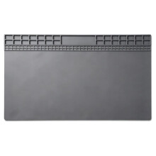 Silicone Soldering Mat 13.8"X23.7" - 932F HeatResistant Work Mat with 111 Grid Cells for Electronics,Soldering Station