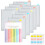 24 Transparent Document Folders (Includes 60 Colorful Index Tabs), Ideal for Organizing Documents in Offices and Schools 1