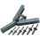 Kit de Rivetage Manuel Rapide 41 Pièces avec 40 Rivets en Plastique Inclus 1