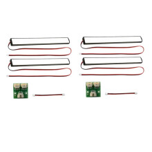 2 Jeux de Bandes Lumineuses LED Doubles à Installation Magnétique 24 V pour Flashforge Adventurer 5M AD5M AD5M Pro AD5X