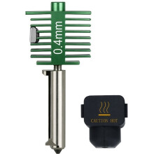 Integrated Tungsten Carbide Steel Nozzle HotEnd for A2L/A1/A1 High Hardness Hotend 3D Printer Parts 0.4mm