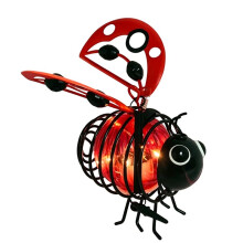 2Pcs Solar Bee Lights Hanging Solar Bee Light in-Sect Simulation Light Lights for Patio Balcony Yard Porch A