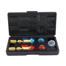 AC Valve Core Removal Tool for R134a R1234yf R22, Schrader & JRA Valves with Valve, Brass Build