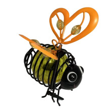 2Pcs Solar Bee Lights Hanging Solar Bee Light in-Sect Simulation Light Lights for Patio Balcony Yard Porch B