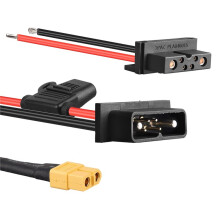 Male Female for Hailong Battery Discharge Connector 50A Fuse Protection EBike Power Battery Base Replacement Parts 6pin