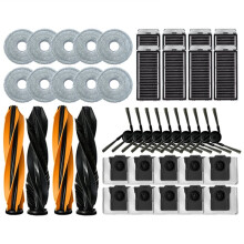 42pcs for X60 Pro Ultra Complete Robot Vacuum Cleaner Accessories Main Side Brush Mop Cloth Filter Dust Bag Parts