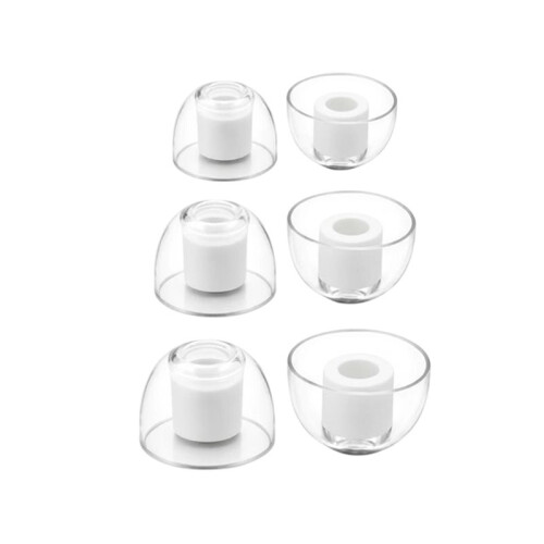 Silicone Eartips for  WF-1000XM6/XM5/XM4/XM3 XDcase Soft Noise Cancelling Earbud Tips Replacement Earplugs White