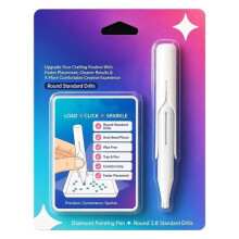 Caneta Dispensadora Automática de Miçangas para Arte com Diamantes, para Diamantes Redondos de 2,8 mm, Durável, Sem Cera e com Design Ergonômico,