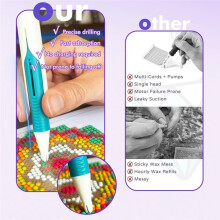 Stylo Distributeur Automatique de Perles pour la Création de Bijoux en Diamant, pour Diamants Ronds de 2,8 mm, Durable, Sans Cire et de Conception