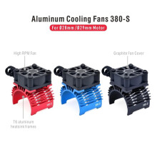 Per Surpass Hobby RC Dissipatore di Calore con Ventola di Raffreddamento per Motori Brushless 380 390 2838 2845 da 28-29 mm per Auto RC per  Blu