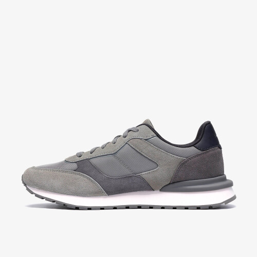 Clarks (Standard, 9 (Adults')) Franco Run Grey Combi 1