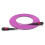 MPO-Glasfaser-Patchkabel OM4 1 M 12-Adriges Glasfaserkabel, Buchse auf Buchse, MPO-MPO-Multimode-Glasfaserkabel 4
