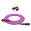 MPO-Glasfaser-Patchkabel OM4 1 M 12-Adriges Glasfaserkabel, Buchse auf Buchse, MPO-MPO-Multimode-Glasfaserkabel 6