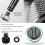 Llave de Carraca con Mango Reversible de Acero Macizo, 1/4", 3/8" y 1/2". 6