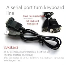 Câble de Protocole Clavier Série RS232 Vers USB - Périphérique HID Sans Pilote - Branchez et Jouez CH9328
